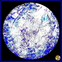 Petrified nr. 06 - Blue over Black