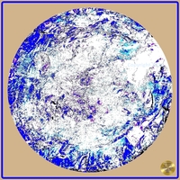 Petrified nr. 26 - Blue over Tan