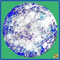 Petrified nr. 31 - Blue over Green