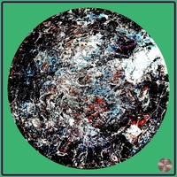 Petrified nr. 32 - Multicolor over Green