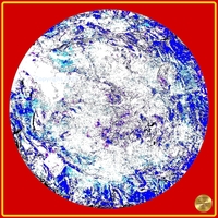 Petrified nr. 51 - Blue over Red
