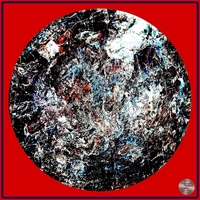 Petrified nr. 52 - Multicolor over Red